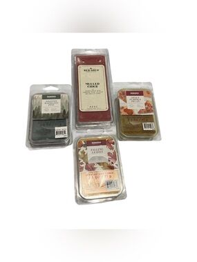 Scented Wax Cubes Melts Lot Falling Leaves Muller Cider Pumpkin Pecan Pine Fall